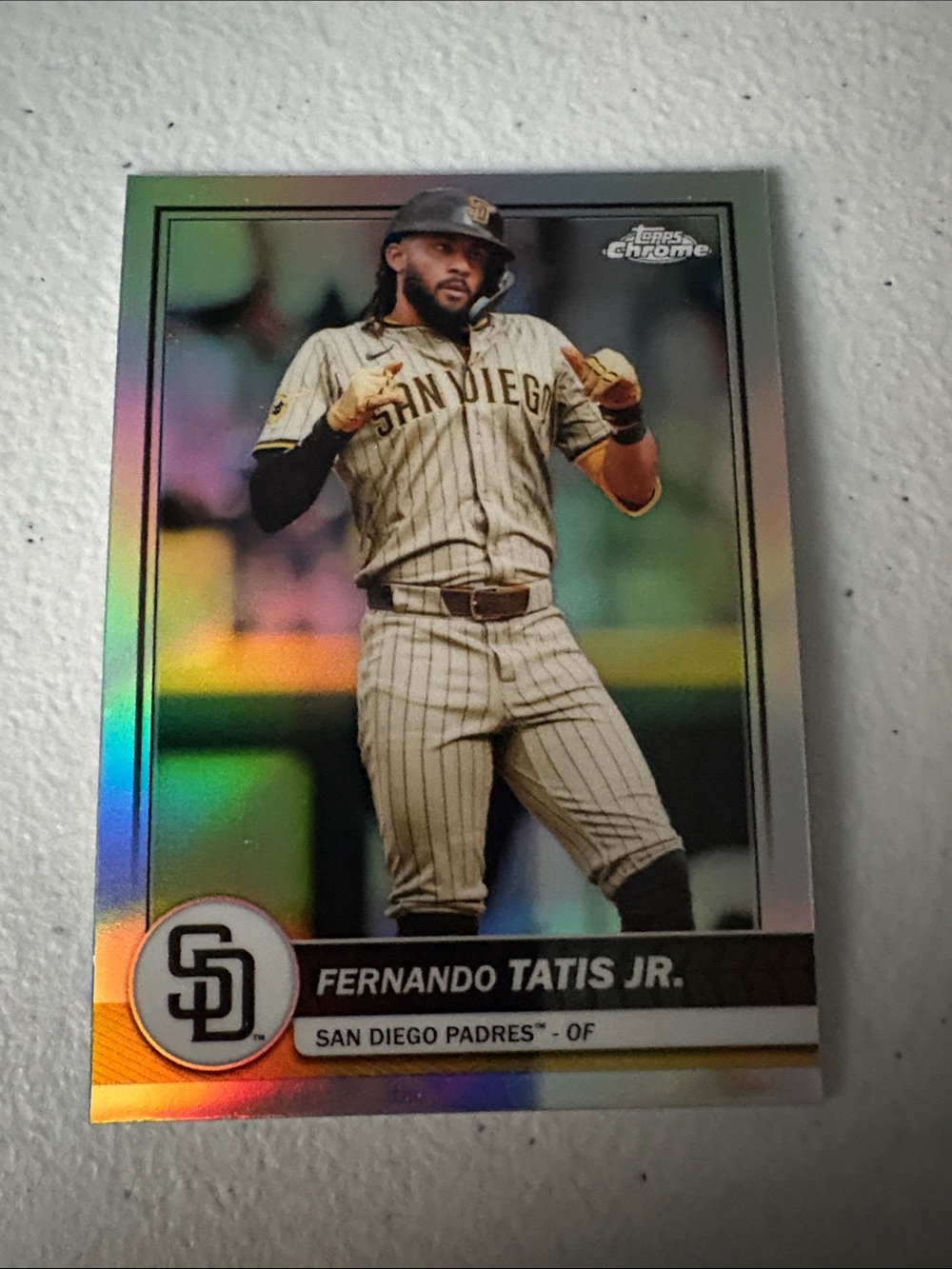 Topps Chrome Fernando Tatis Jr. Padres Card
